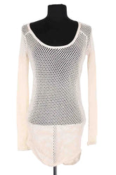 Pull Isabel Marant Beige en Coton, taille L - Seconde Main
