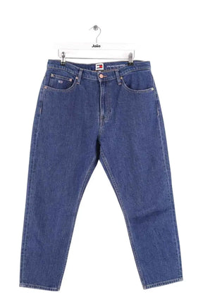 Jean slim Tommy Hilfiger Izzie high slim ankle Bleu en Coton, taille XL - Seconde Main