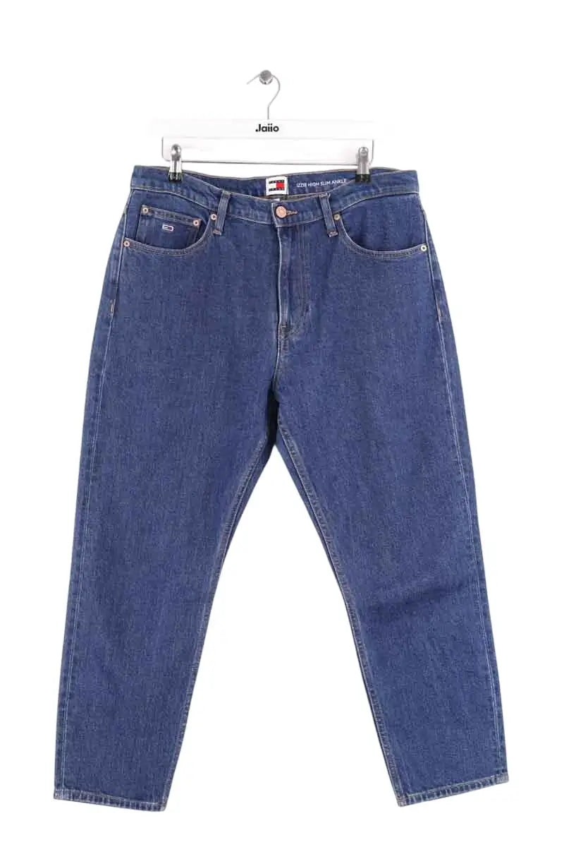 Jean slim Tommy Hilfiger Izzie high slim ankle Bleu en Coton, taille XL - Seconde Main