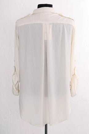 Chemise Zadig & Voltaire Tevor Ecru en Viscose