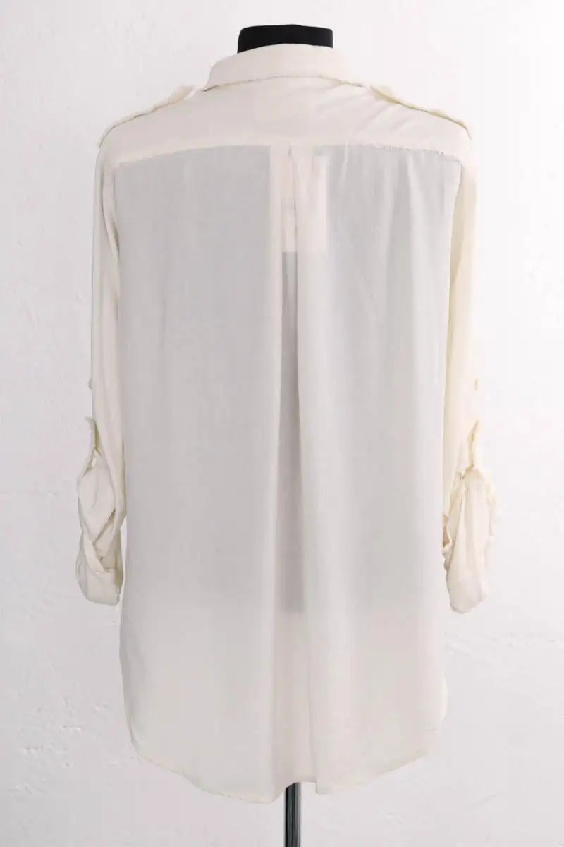 Chemise Zadig & Voltaire Tevor Ecru en Viscose
