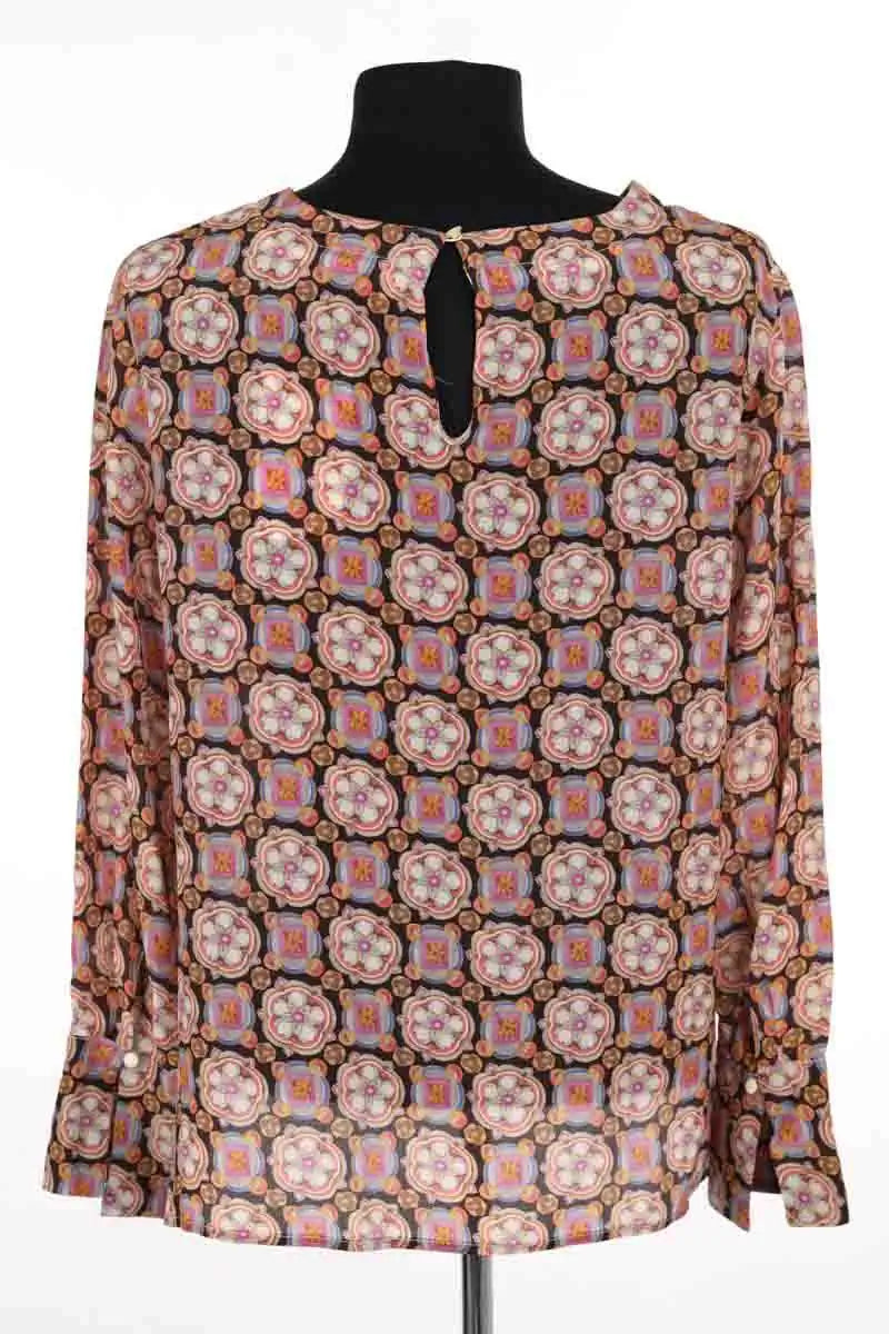 Blouse Momoni Multicolore en Soie