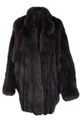 Manteau Other Brand Noir en Fourrure, taille S - Seconde Main