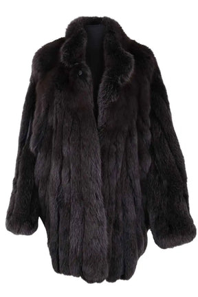 Manteau Other Brand Noir en Fourrure, taille S - Seconde Main