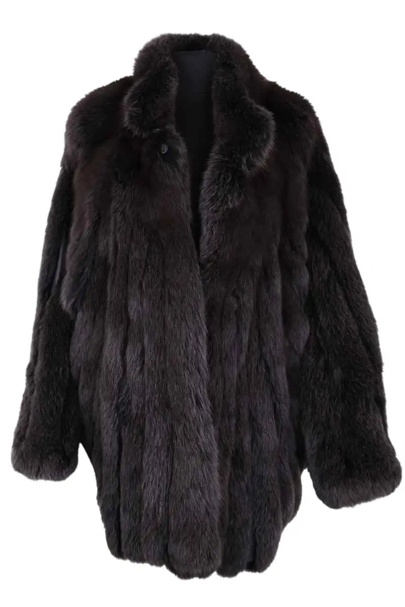 Manteau Other Brand Noir en Fourrure, taille S - Seconde Main
