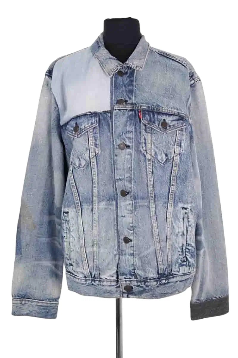 Veste Levi's Bleu en Coton, taille L - Seconde Main