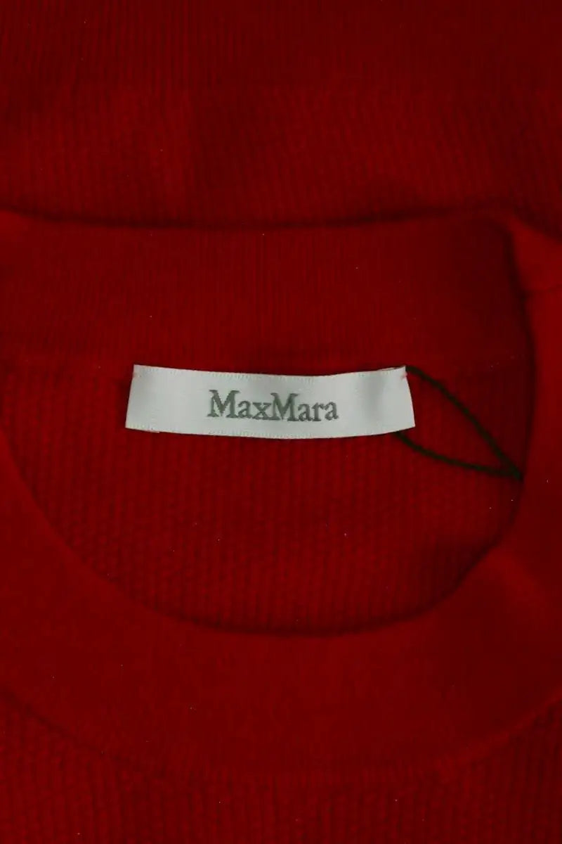 Pull Max Mara Rouge en Synthétique