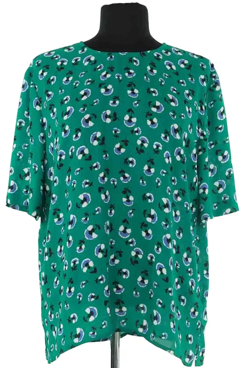 Blouse Samsoe Samsoe Vert en Synthétique, taille S - Seconde Main