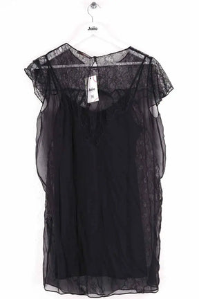 Robe Maje Noir en Synthétique
