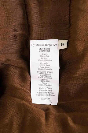 Robe Malène Birger Camel en Synthétique