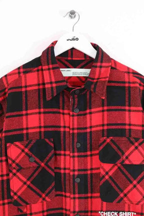 Veste Off White Rouge en Coton