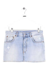 Mini jupe Acne Studios Bleu en Coton, taille S - Seconde Main