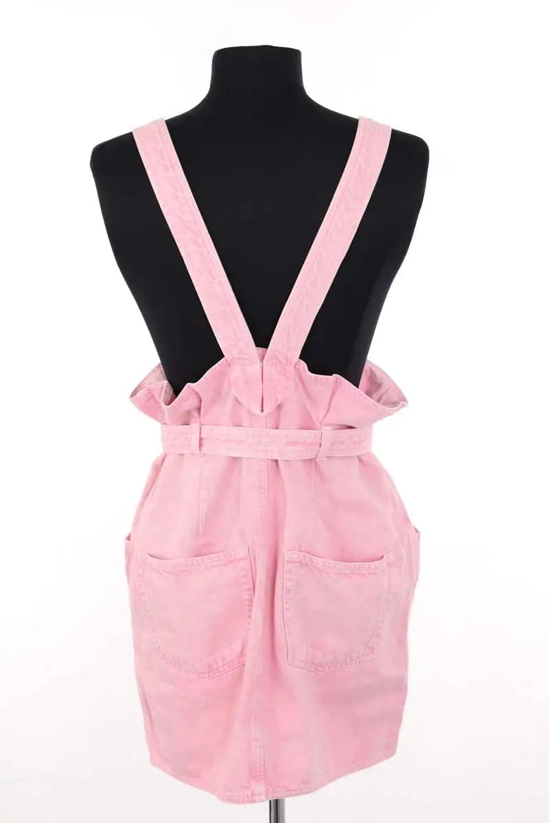 Robe Isabel Marant Dolessa Rose en Coton