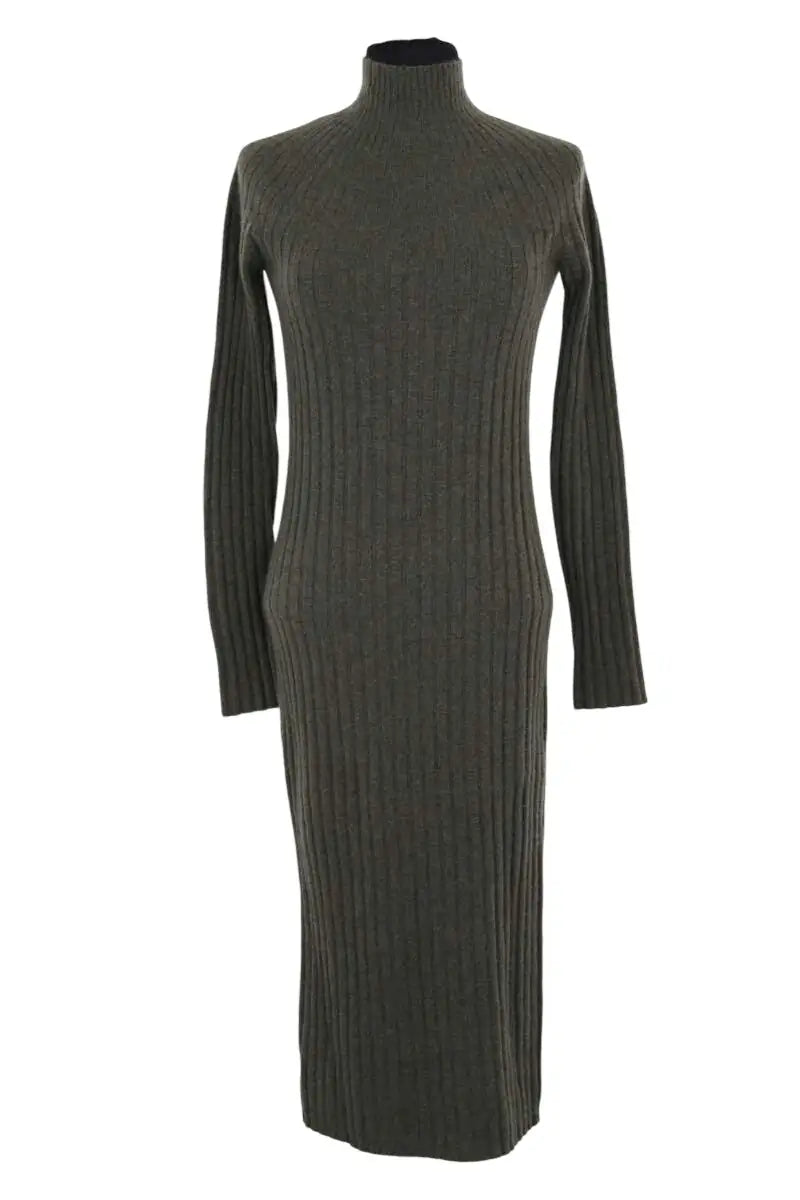 Robe Kujten Kaki en Cachemire, taille S - Seconde Main
