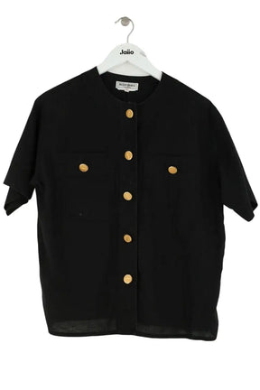 Chemise Yves Saint Laurent Noir en Coton, taille XL - Seconde Main