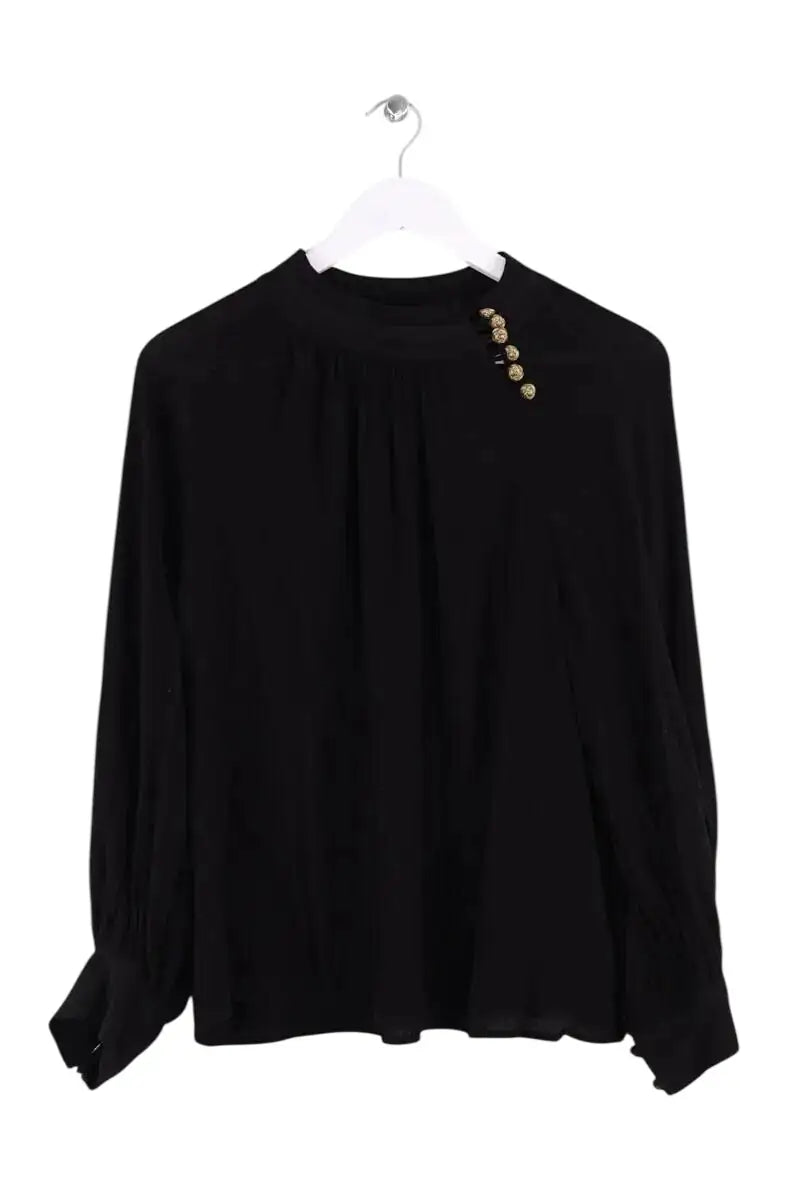 Blouse Ba&Sh Noir en Viscose, taille XS - Seconde Main