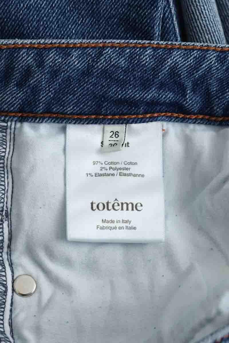 Jean droit Totême  Bleu