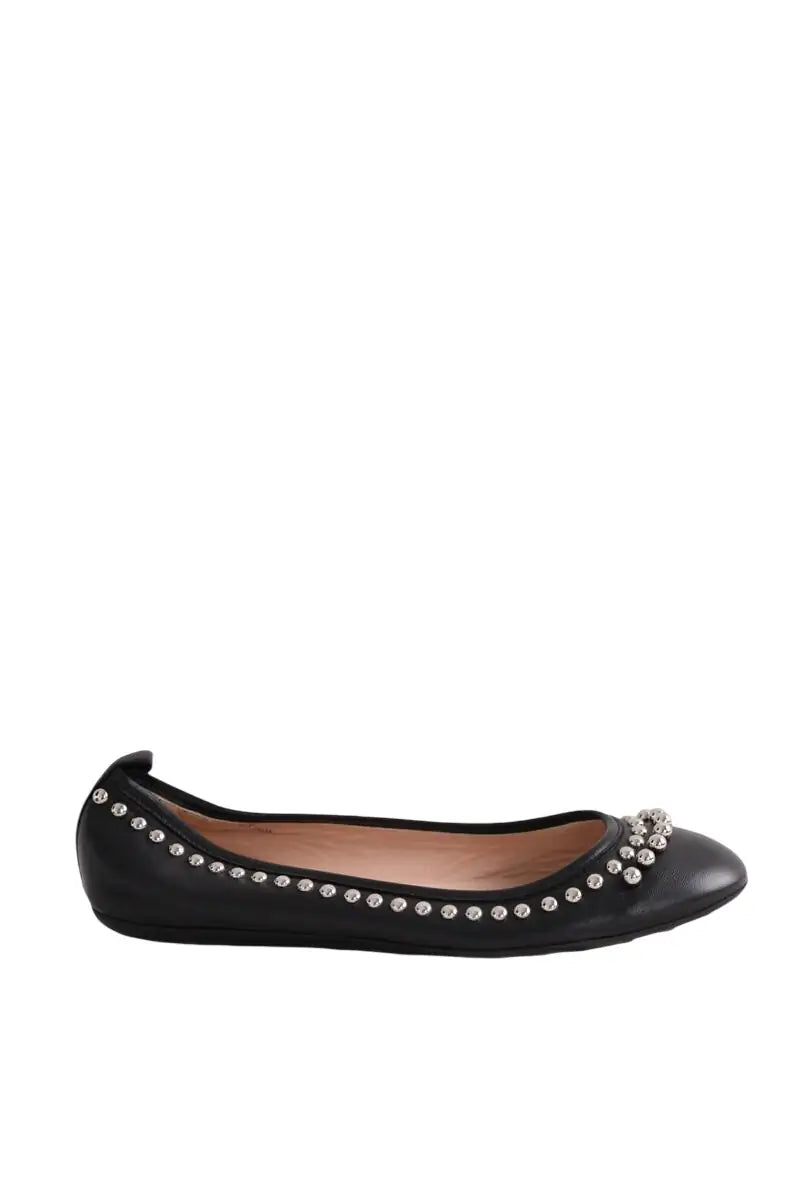 Ballerines Tod's Noir en Cuir, taille 37 - Seconde Main