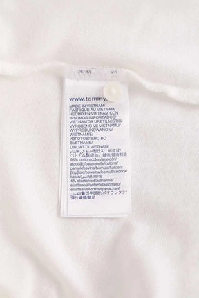 Top Tommy Hilfiger Blanc en Coton