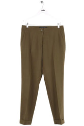 Pantalon Etro Kaki en Laine, taille M - Seconde Main