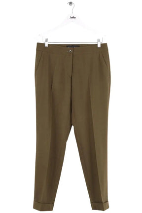 Pantalon Etro Kaki en Laine, taille M - Seconde Main