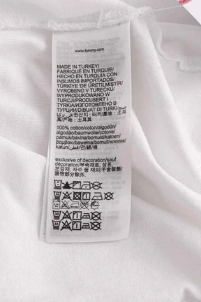 T-shirt Tommy Hilfiger Blanc en Coton
