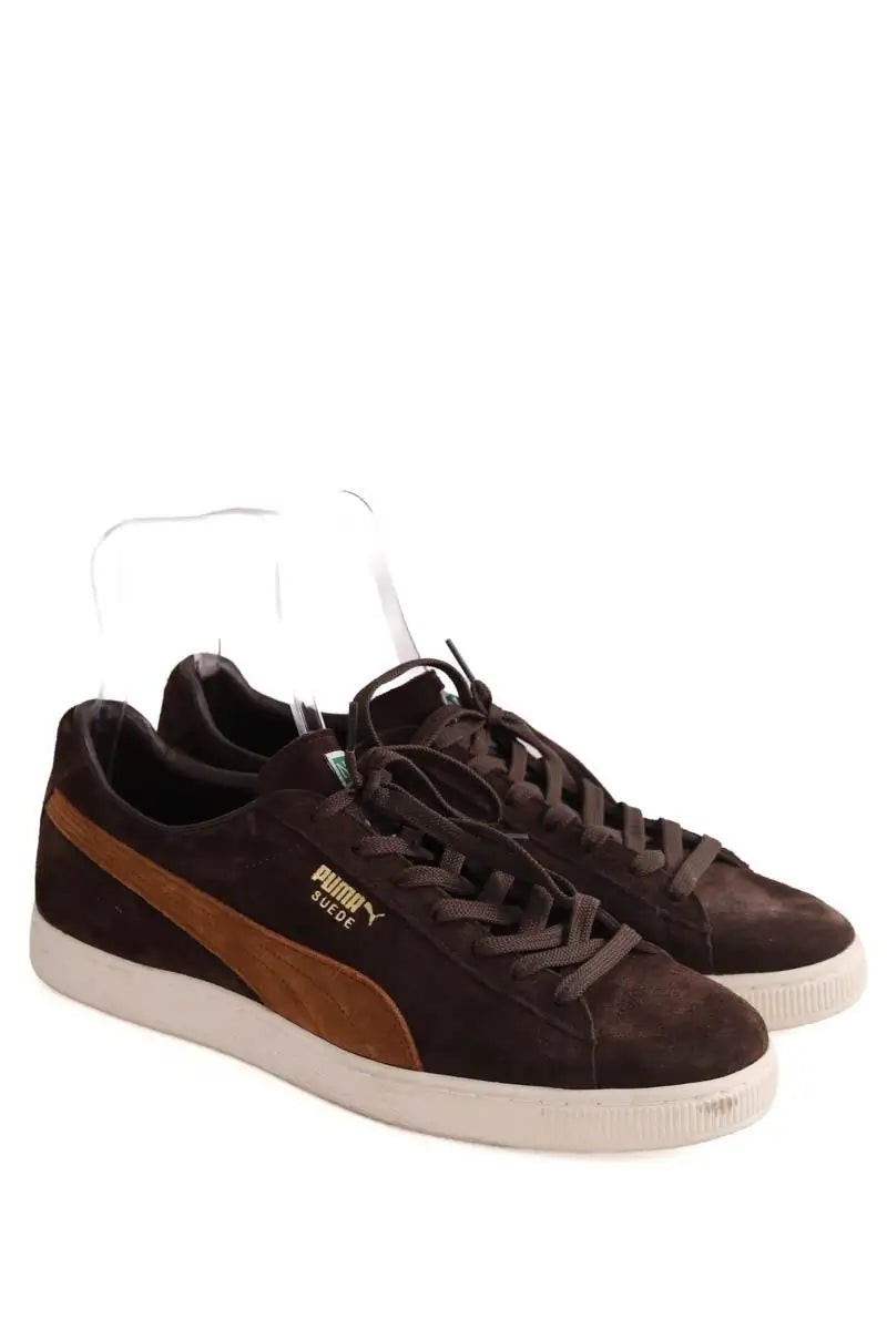 Baskets basses Puma Marron en Daim