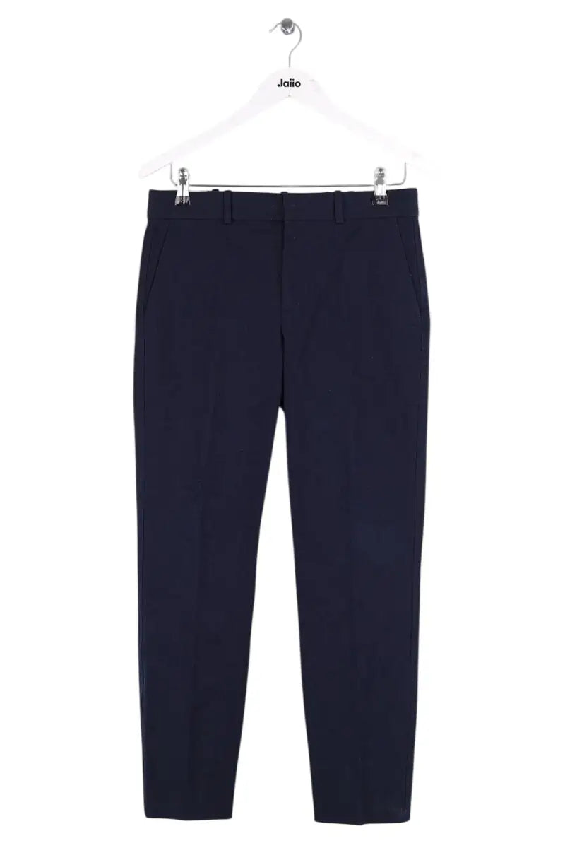 Pantalon droit Ralph Lauren Bleu en Coton, taille S - Seconde Main