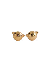 Bouton de manchette Louis Vuitton Doré en Plaqué or - Seconde Main