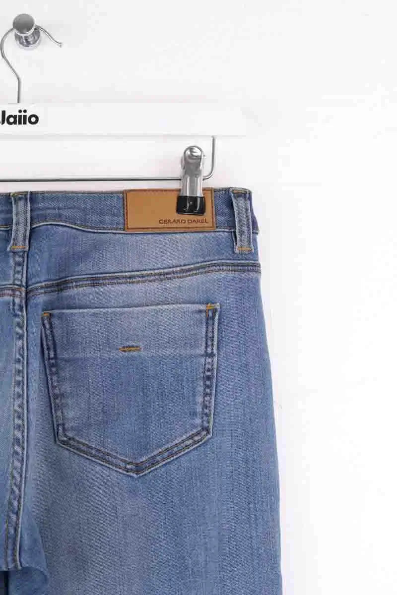 Jean droit Gerard Darel Bleu en Coton