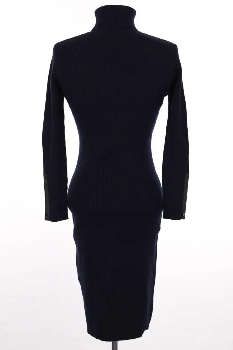 Robe Max & Moi Bleu en Cachemire