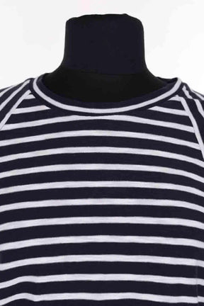 T-shirt Veronica Beard Marine en Coton