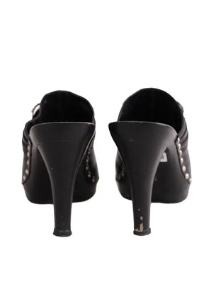 Talons Dior Noir en Cuir