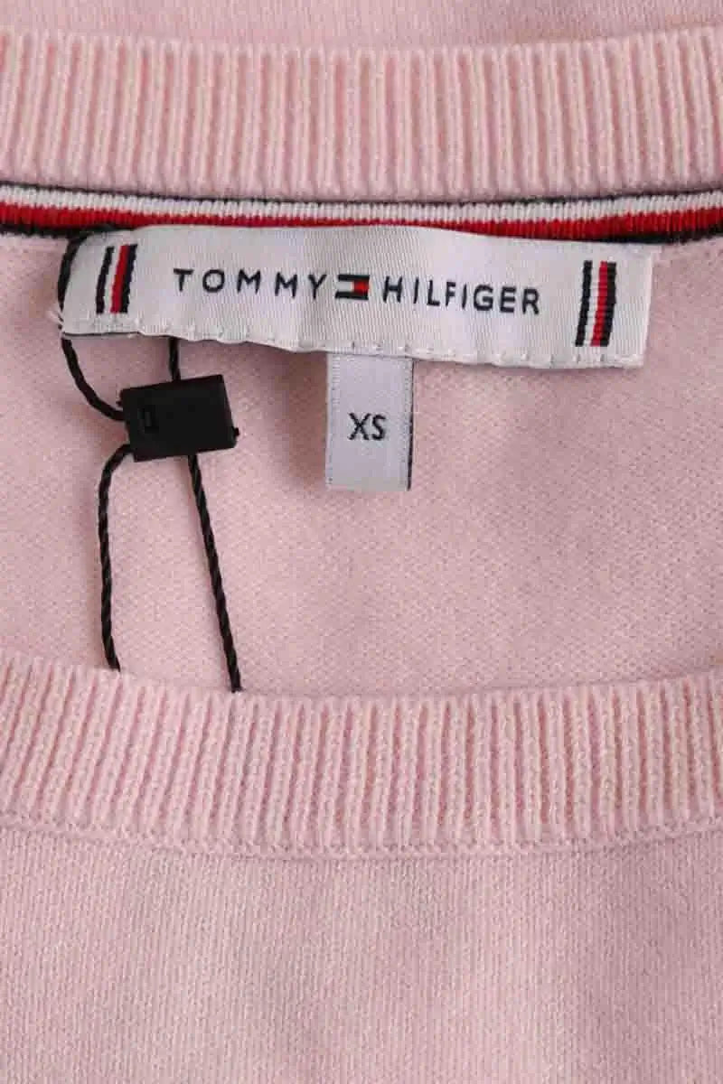 Pull Tommy Hilfiger Rose en Coton