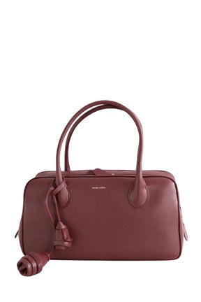 Sac porté épaule Magda Butrym Brigitte Bordeaux en Cuir - Seconde Main