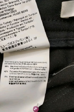 Pantalon slim Hugo Boss  Noir