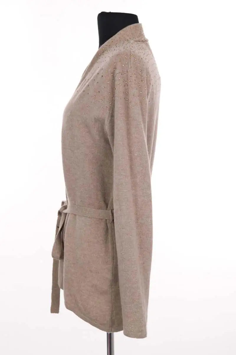 Cardigan Max & Moi Marron en Laine