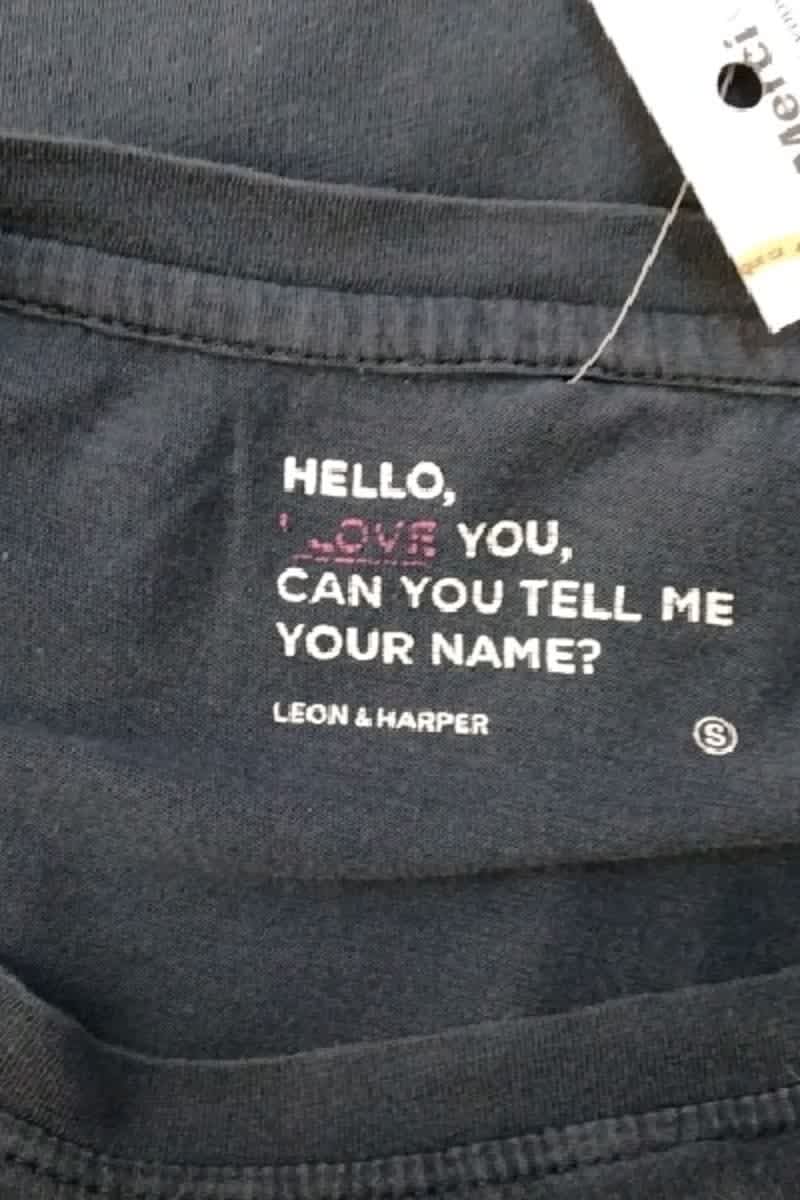 T-shirt Leon & Harper  Bleu