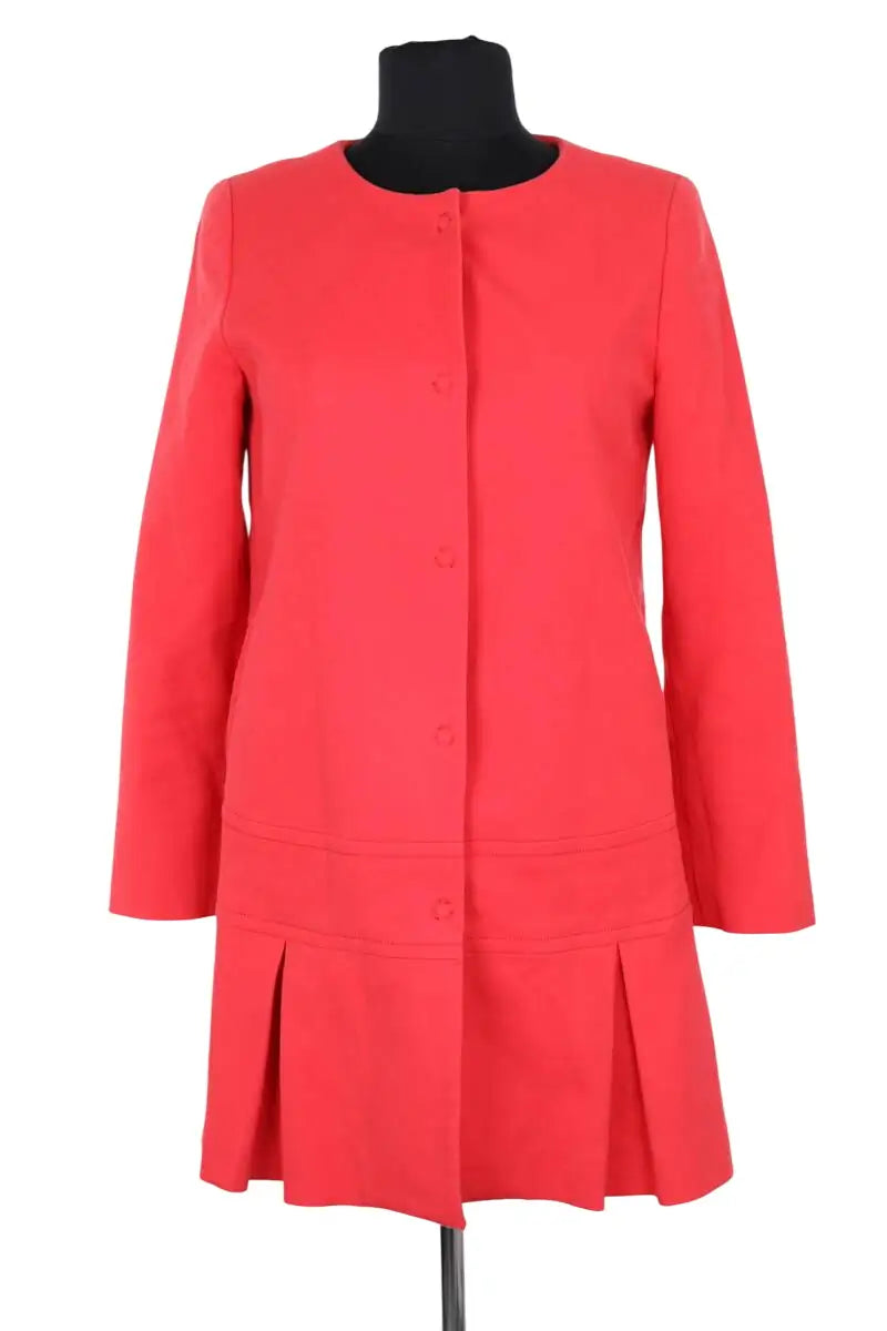 Veste Claudie Pierlot Rouge en Coton, taille S - Seconde Main