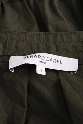 Robe Gerard Darel Kaki en Coton