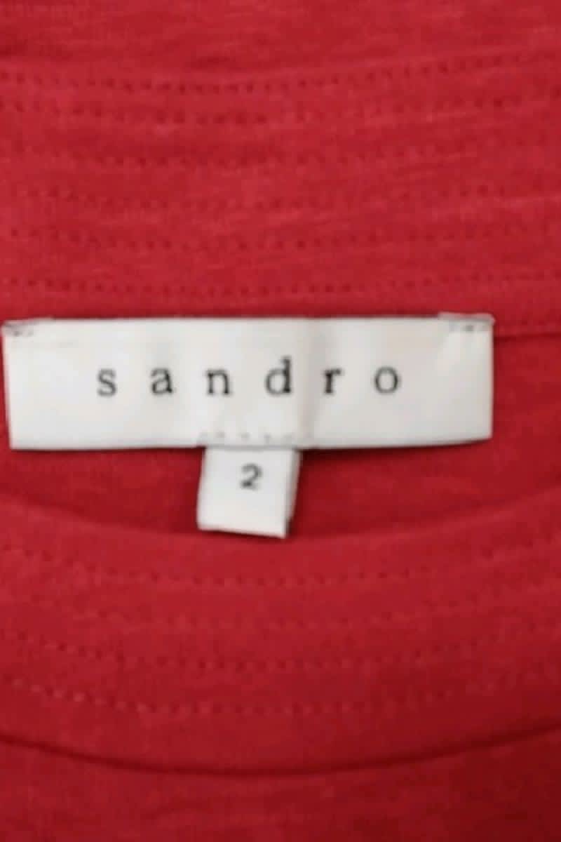 T-shirt Sandro  Rouge