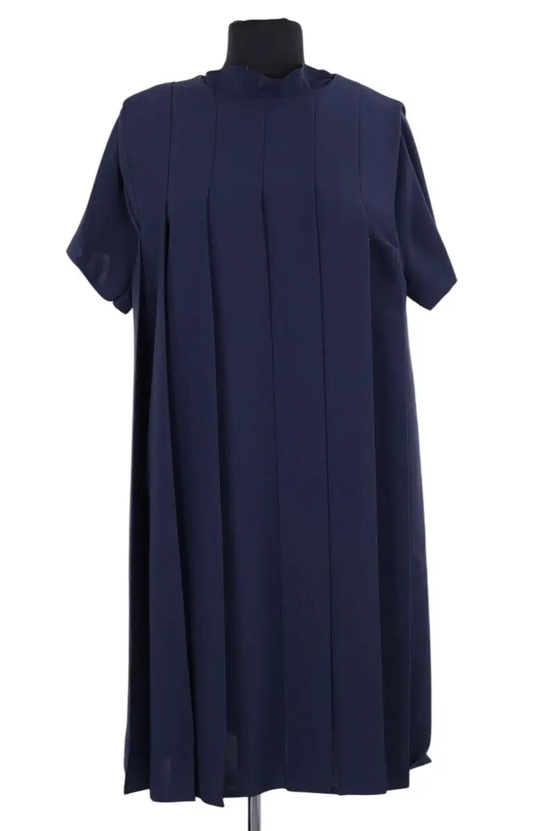 Robe Lacoste Bleu en Synthétique, taille S - Seconde Main