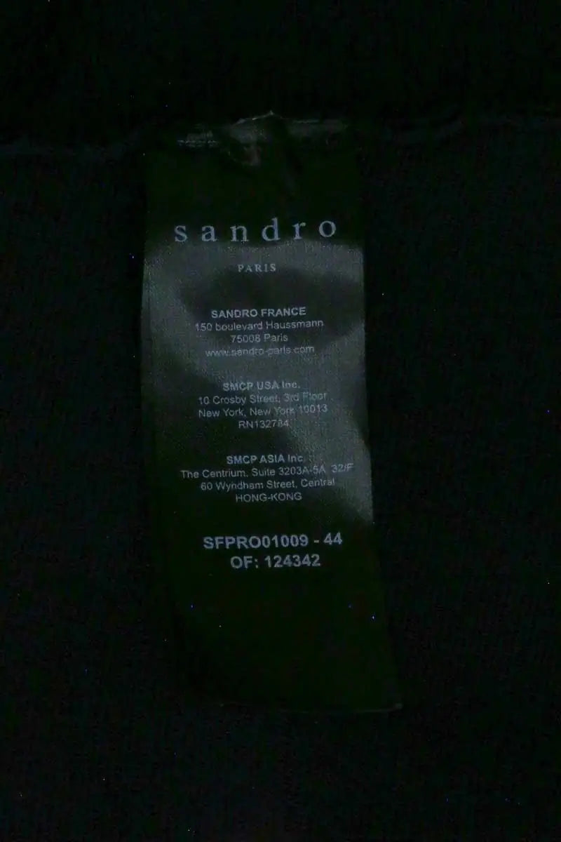 Robe Sandro Marine en Synthétique