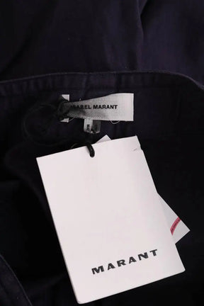 Pantalon droit Isabel Marant Violet en Coton