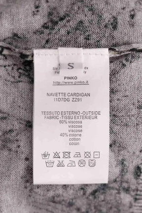 Cardigan Pinko Gris en Viscose
