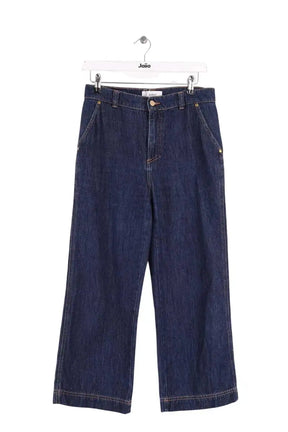 Jean large Ba&Sh Bleu en Coton, taille S - Seconde Main