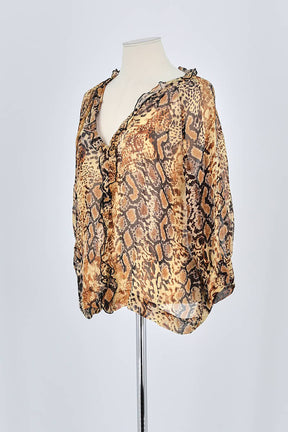 Blouse Bash  Marron