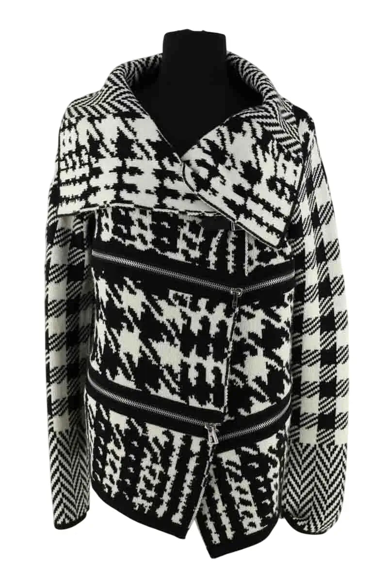 Gilet Barbara Bui Noir en Laine, taille S - Seconde Main