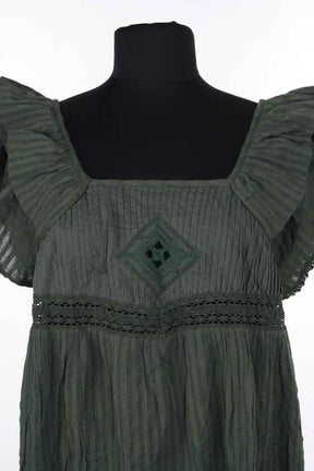 Robe Ba&Sh Kaki en Coton