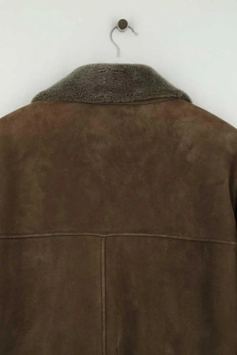 Manteau Loro Piana Marron en Daim
